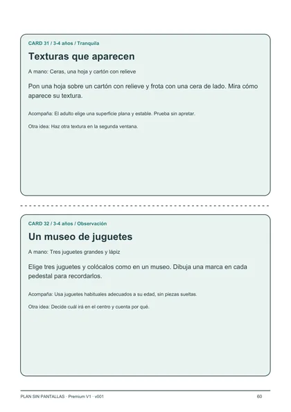 Página real con dos tarjetas de consulta